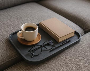 Sofa Tray Organizer – Modern Couch Armrest Tray for Coffee, Books & Essentials