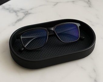 Elegant Eyewear Tray – Minimalist Glasses Holder & Catchall Organizer