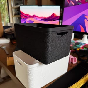 Storage Bin System | Stackable Modular Organizer Box image 2