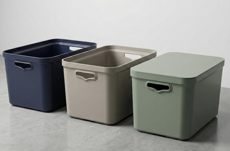 Storage Bin System | Stackable Modular Organizer Box image 1