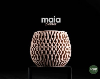 Maja Planter | Geometric Planter Pot: Modern Minimalist Indoor Decor