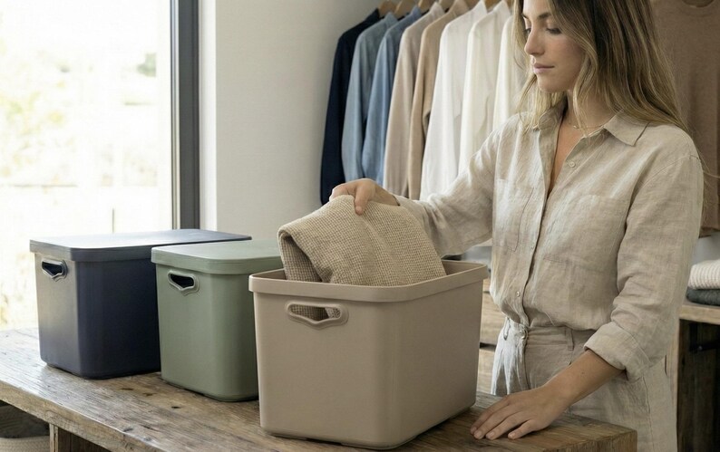 Storage Bin System | Stackable Modular Organizer Box image 5
