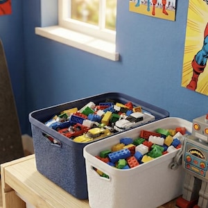 Storage Bin System | Stackable Modular Organizer Box image 3