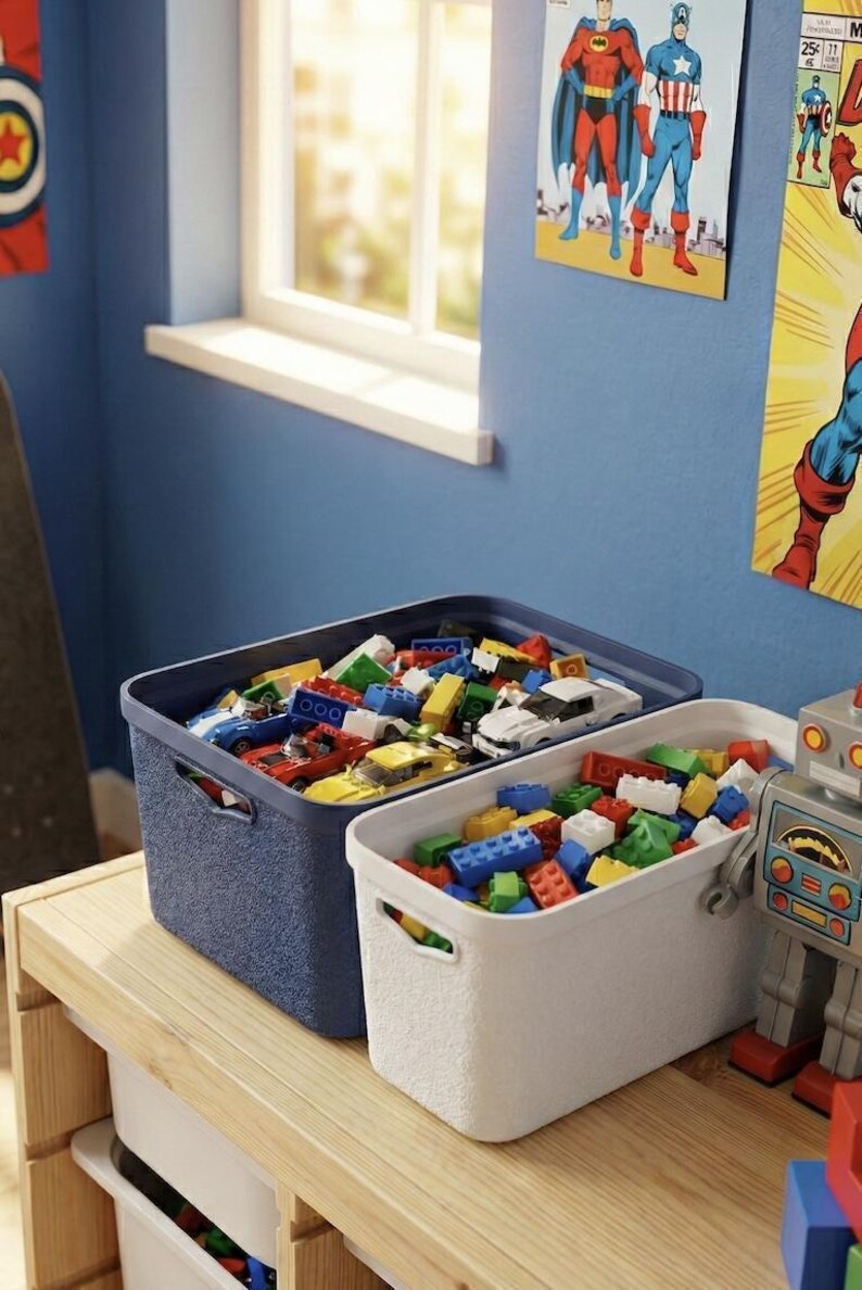 Storage Bin System | Stackable Modular Organizer Box image 3