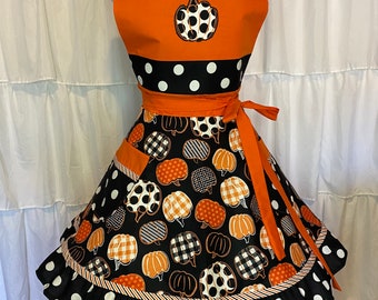 Adult Traditional Style Pumpkin Apron