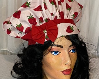 HAT ONLY- Strawberry: One size fits most
