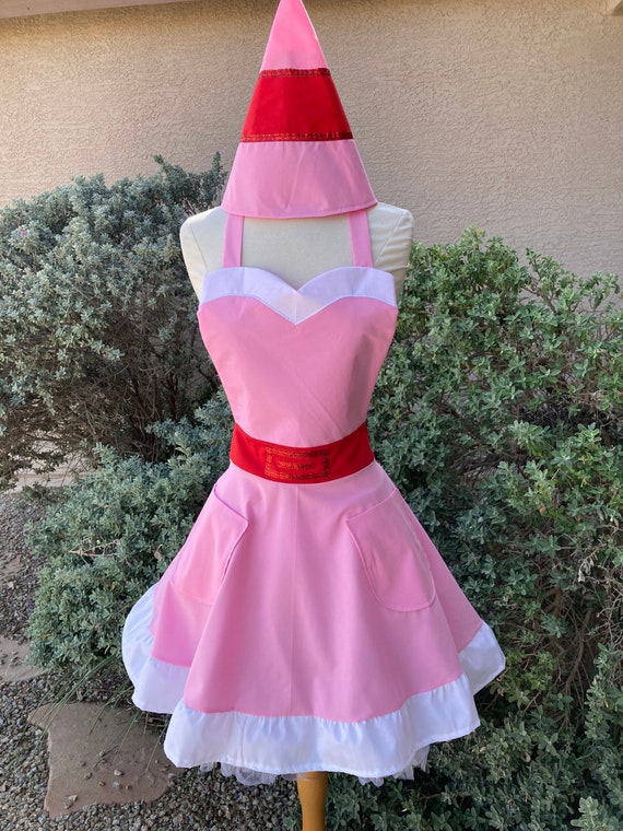 L/XL Elf Costume Apron Dress and Hat - Etsy