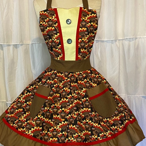 L/XL- **NEW** Halloween costume apron dress
