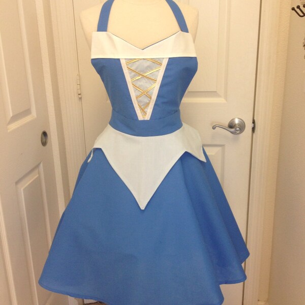 L/XL - Sleeping Beauty costume apron dress