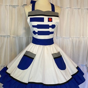 S/M- **NEW** R2D2 costume apron dress