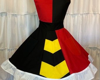 S/M- Queen Costume Apron "Dress"