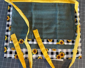 Towel Apron- Sunflowers