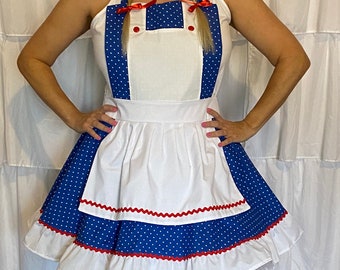 S/M- Ann costume apron dress + Bonnet