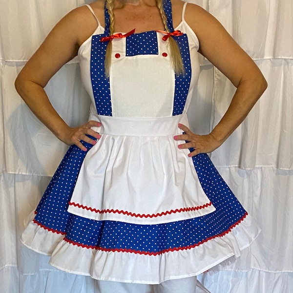 S/M- Ann costume apron dress + Bonnet
