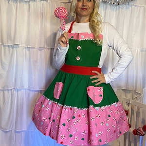 pink christmas dress adult Amazon.com: Axvinel Cindy Lou Who Costume Women Girls Pink Christmas Dress  Halloween Cosplay Dress up M : Clothing, Shoes & Jewelry