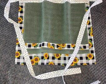 Towel Apron- Sunflowers