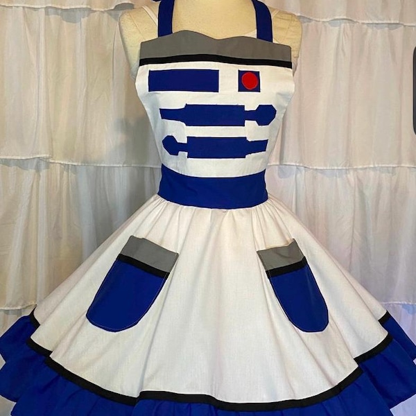 S/M- Adult costume apron dress