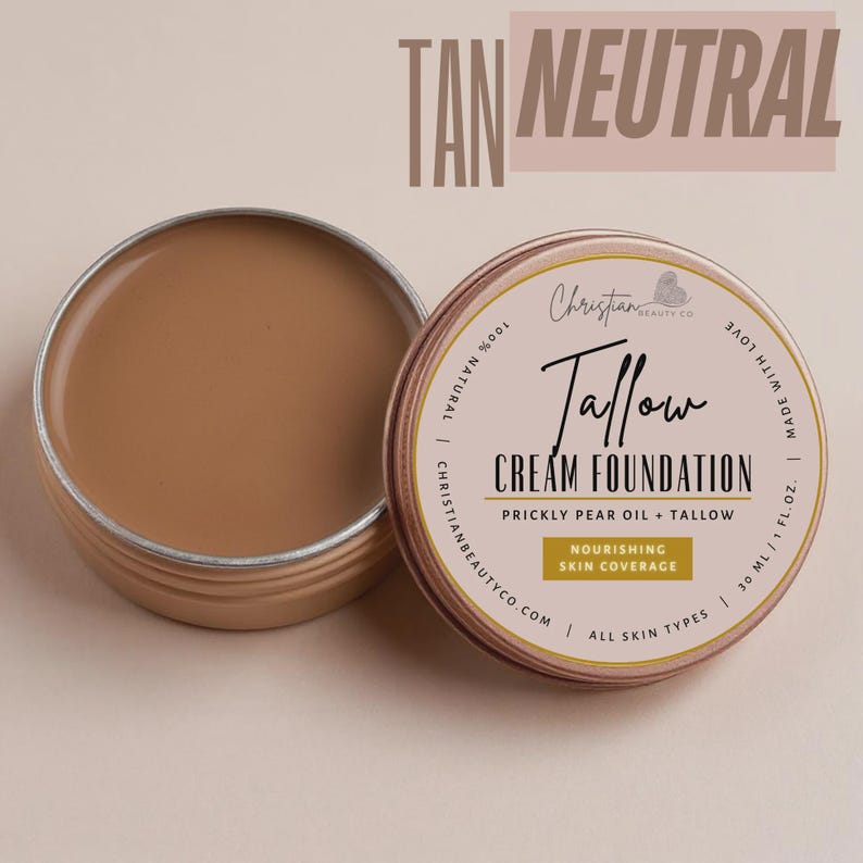 Tallow Cream Foundation - Clean Organic Ingredients, High Performance image 16