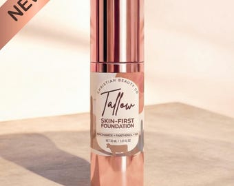 Tallow Skin-First Liquid Foundation - Niacinamide, Panthenol, Hyaluronic Acid