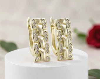 Exclusive Hypoallergenic  14k Gold Filled earrings 19mm
