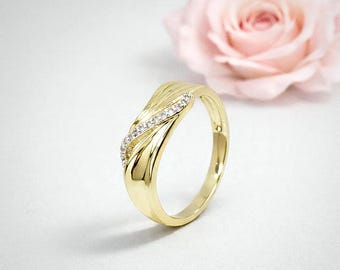 Exclusive Hypoallergenic unique 14k Gold filled Ring