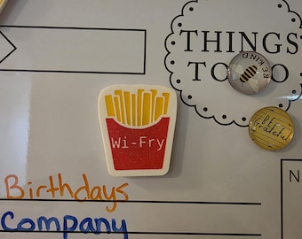 Aimant de mot de passe WiFi NFC Wi-Fry | Panneau d'invité pour maison intelligente