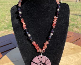 Handcrafted Elegant Bohemian Style Bead Necklace