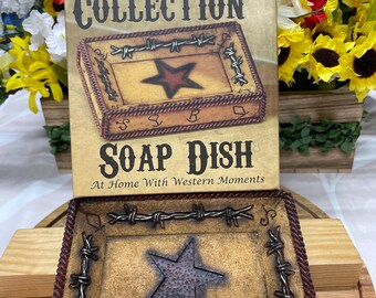 Rustic Western Moments Kitchen Bathroom Soap Dish