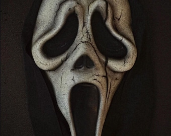 Máscara de fantasma envejecida de Customs Scream 6 Stu Macher (oficial de Funworld)