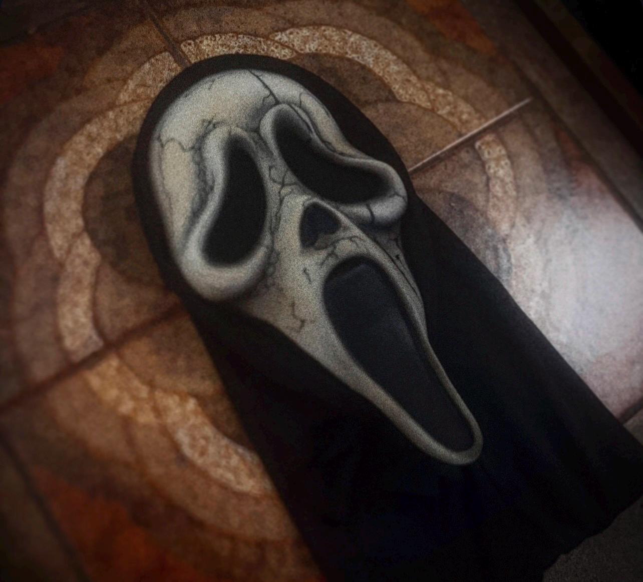 Customs Scream 6 Aged Ghost Face Mask Stu Macher (funworld Official) - Etsy