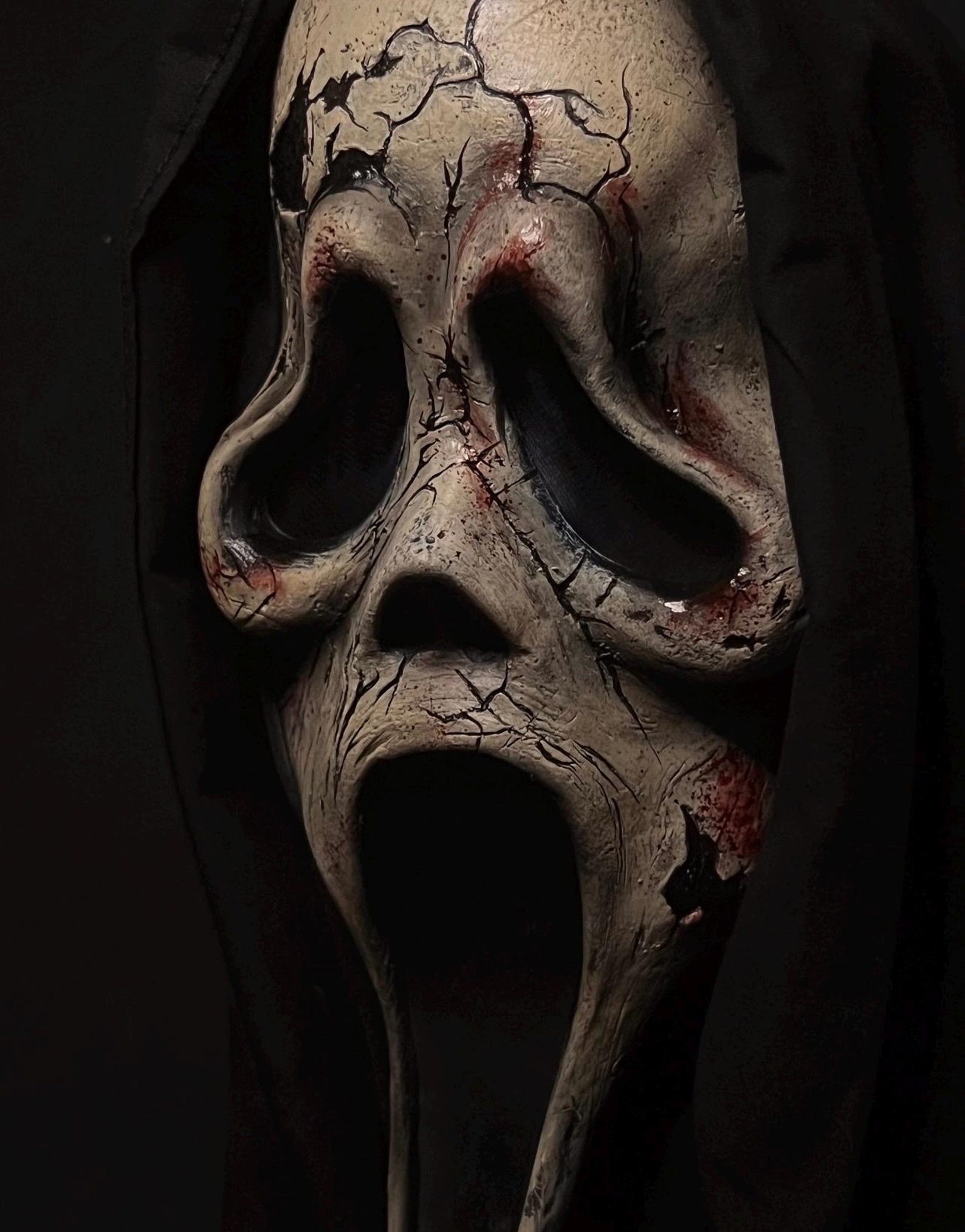Customs Scream 6 Aged Ghost Face Mask Billy Loomis (funworld Official ...