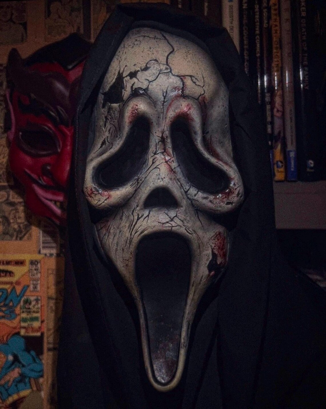 Customs Scream 6 Aged Ghost Face Mask Billy Loomis (funworld Official ...