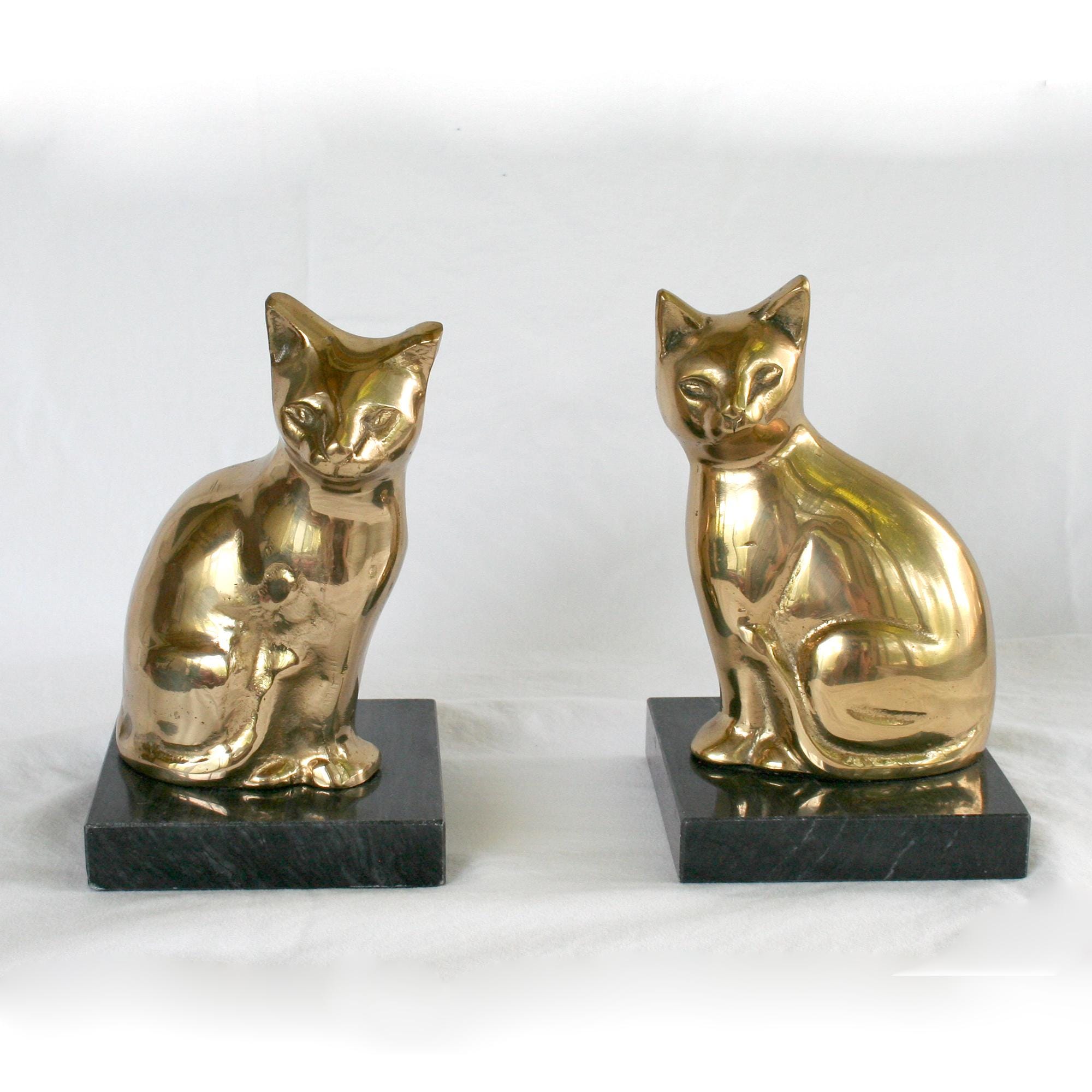 Cat Bookends Vintage - Etsy