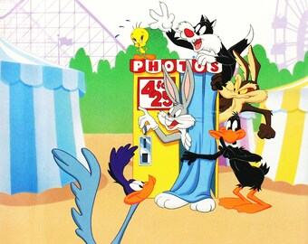 Vintage 1990s Looney Tunes Photo Album, 4x6 Picture Organizer, 5x6