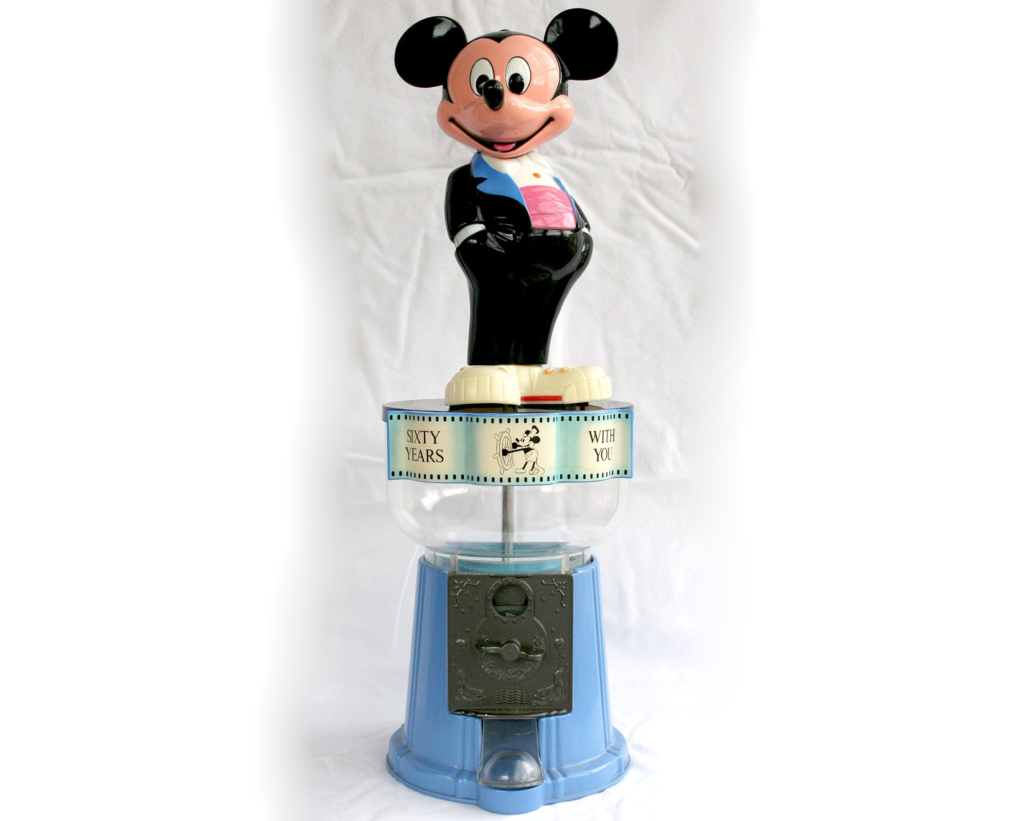 Vintage 1980s Mickey's Gumball Machine, Mickey Mouse 60th