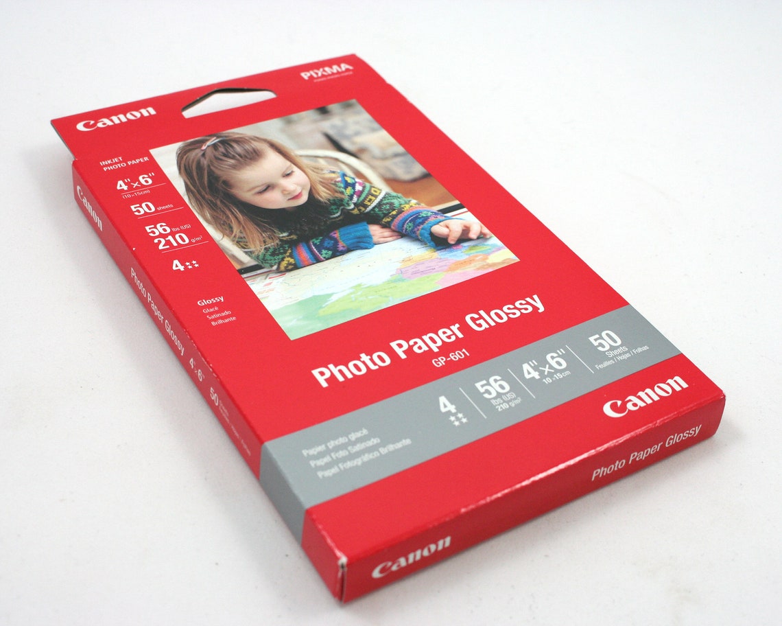 4x6 Canon Pixma gloss photo paper acid free HP premium Etsy