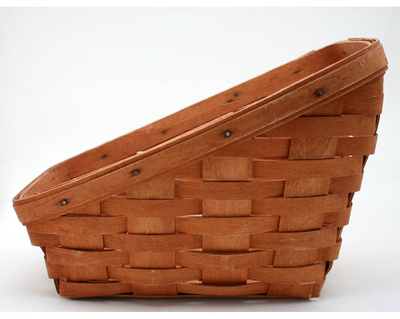 Vintage Longaberger basket sleigh basket hand woven made in Etsy