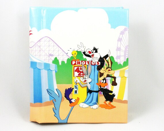 Vintage 1990s Looney Tunes Photo Album, 5x6 Bugs Bunny Book Cover