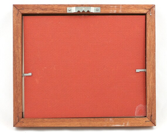 Vintage 1950s Amoco Gas Station Painting, Small 1980s Beth B