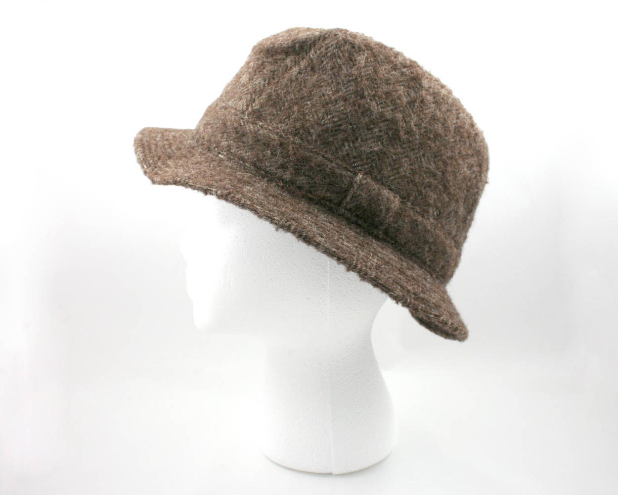 tweed trilby hat