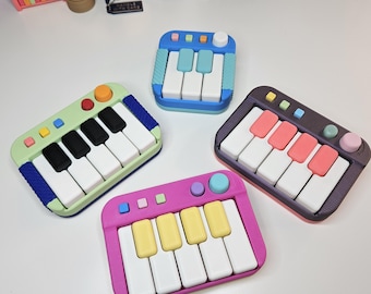 3D Printed Mini Piano Fidget Clicker | Music Lover Gift | ADHD Sensory Fidget
