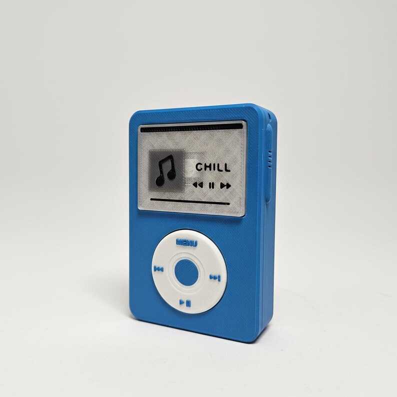 Retro Music Player Fidget Clicker | 3D Printed MP3 Desk Toy, Click ...