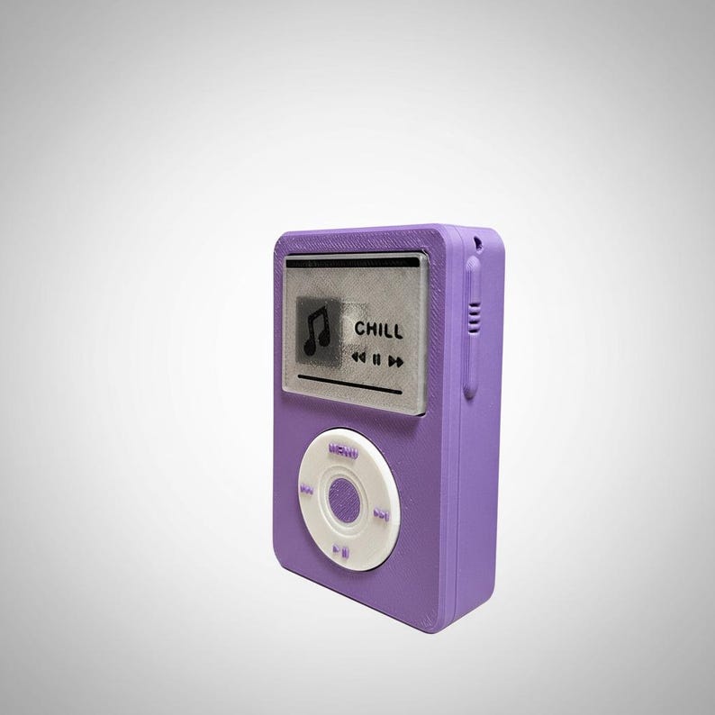 Retro Music Player Fidget Clicker | 3D Printed MP3 Desk Toy, Click ...