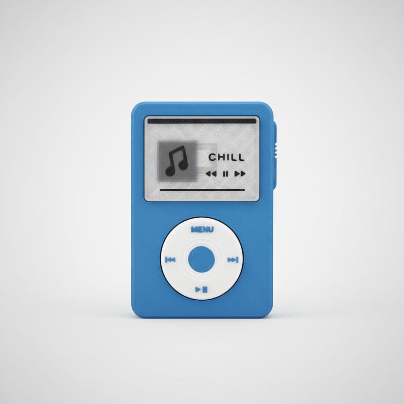 Retro Music Player Fidget Clicker | 3D Printed MP3 Desk Toy, Click ...