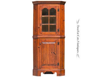 Vintage Stephen von Hohen | "The Bucks County Collection" | Solid Pine Corner Cabinet