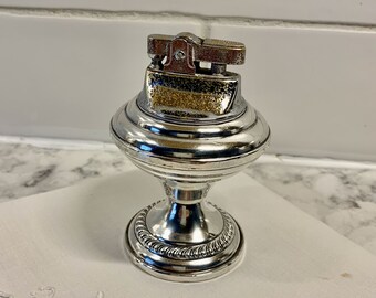 Vintage Empire Sterling Silver Lighter, Refillable Lighter, Cigar Lighter