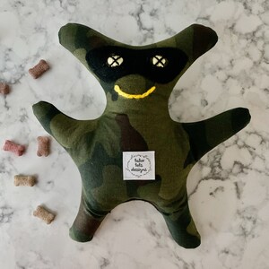 Camo Tough Dog Toy, Medium Sized Dog Toy, Camo Dog Toy