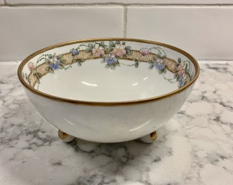 Vintage Handpainted Nippon Ball Footed Bowl