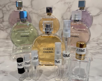 Chanel Chance Perfume samples and Travel Decants