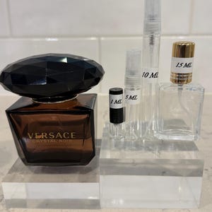 Versace Perfume Collection For Women Samples and Decants Crystal Noir